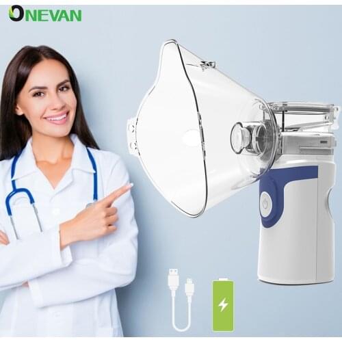 Portable Nebulizer Ultrasonic mesh Nebulizer Handheld Inhaler Atomizer for children Adult USB charge Home Health Care Nebulizer
