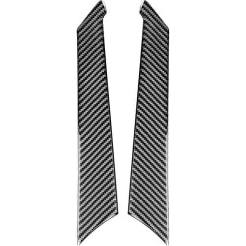 4Pcs Strip Sticker Simple Installation Strong Sticky Carbon Fiber Inner Car Door Panel Cover Trim for Audi A6L A7 2019 Mouldings