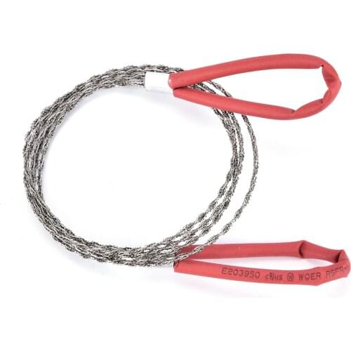 Manual Hand Steel Rope Chain Saw Practical Portable Emergency Survival Gear Steel Wire Kits Travel ToolsOutdoor Camping Hiking
