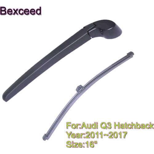 Rear Wiper Blade For Audi Q3 SUV 8U 16" Bexceed Car Windshield Windscreen 2011 2012 2013 2014 2015 2016 2017