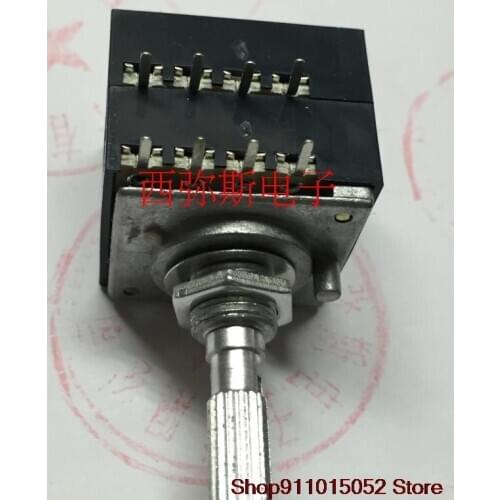 "Blue molded case ALPS RH2702 A50K A100K A250K 25 mm potentiometer with tap