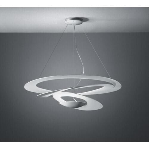 Post Modern D50/65/80/100cm R7S Lamp Pirce spiral Suspended Light Luminaire white Pendant Light Lamp for dining room restaurant