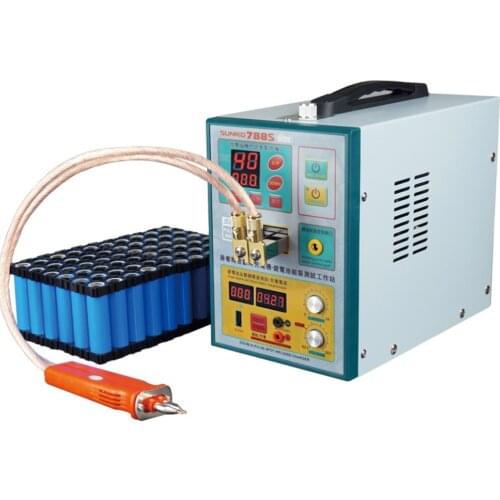 SUNKKO 788S-Pro spot welder New upgrade spot welding machine spot welding battery USB power charging test 18650 battery as one