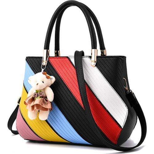 WEIXIER Female bag 2019 new bag female Korean version of the stereotyped sweet fashion bag Messenger bag shoulder bag V1-53