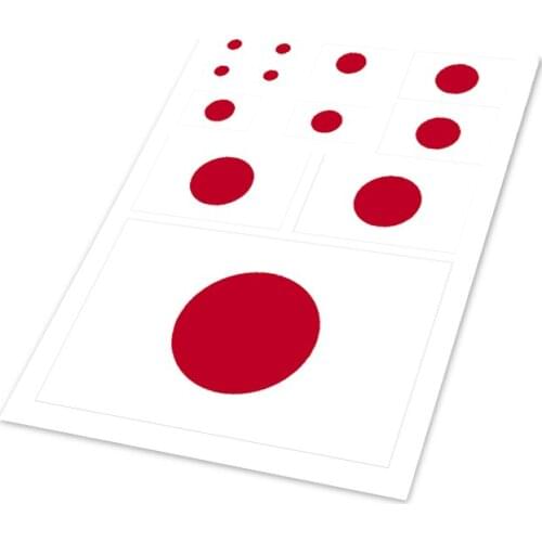 Japan Auto Decal World Cup Japanese National Flag Car Stickers Phone Helmet Sticker Vinyl Decorative Motorcycle Styling