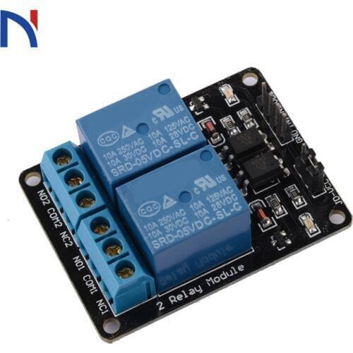 2 Channel Solid State Relay Module Board Trigger Low level SSR 5V DC for Arduino UNO R3 MEGA 2560 1280 DSP ARM PIC AVR STM32