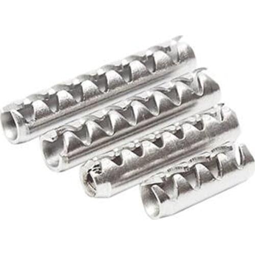 37pcs M3 Serrated Elastic Hollow Positioning Pin Preservative Rust Resistance 17mm-30mm Total Length 304 Stainless Steel