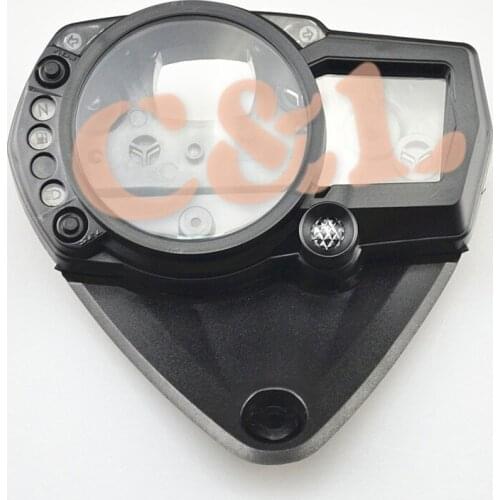 HAPPY Gauges Case Speedometer Tachometer Cover Fit For SUZUKI GSXR 1000 K5 05-06