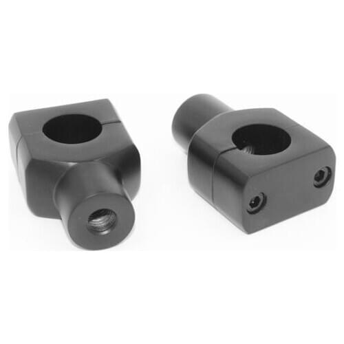 Black Billet 1''Motorcycle Handlebar Risers For Honda Yamaha Suzuki Kawasaki Ducati KTN Motorcycle Dirt Bike Street bike