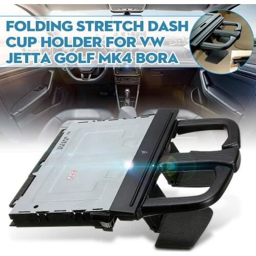 1pcs Black Front Dashboard Cup Holder Stands Cupholder For VW Golf Jetta Bora MK4 1999-2005 1J0858601D Car Accessories