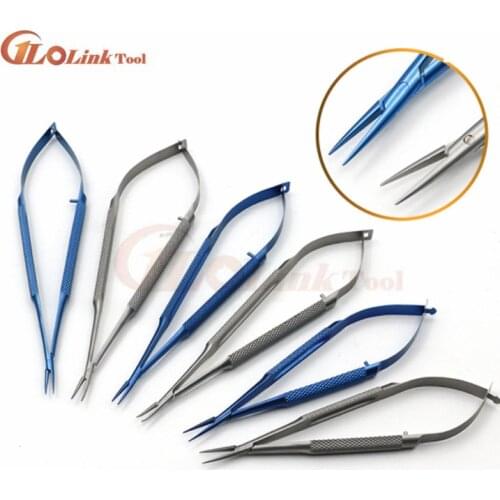 Stainless Stee Surgical Dental Castroviejo Needle Holders Ophthalmic Instruments Device Unlock Needle Holder Surgery Tools