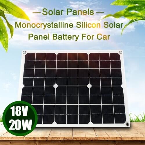 20W Flexible Solar Panel Battery Dual Output Solar Power Energy With USB Interface High Conversion Rate Solar Panel System
