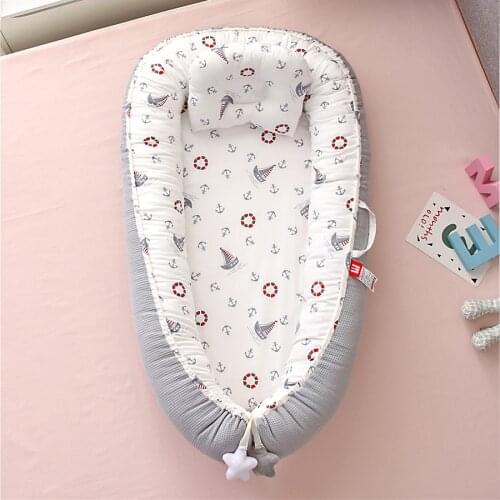 50x85cm Cotton Babynest Toddler Bed Bassinet Baby Cribs Cot Cunas Para El Bebe Baby Bed Portable Bassinet Travel Bed