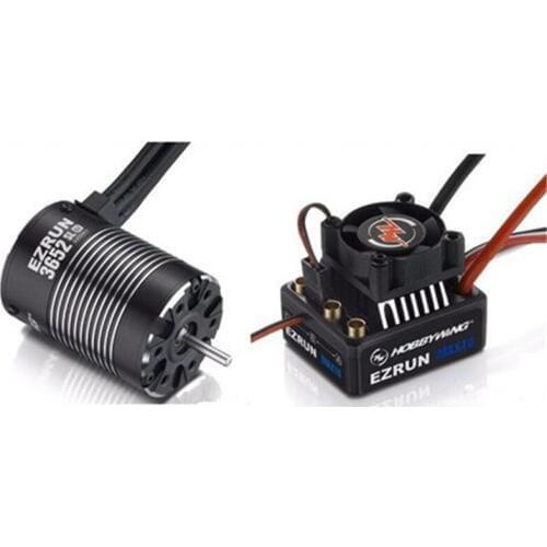 Hobbywing Combo EZRUN MAX10 60A Waterproof Brushless ESC+3652SL G2 5400KV/4000KV/3300KV Motor Speed Controller for RC Truck/Car