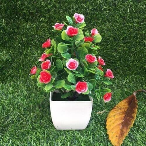 Artificial Flower Plant Bonsai Garden Furniture Party Office Desktop Ornament