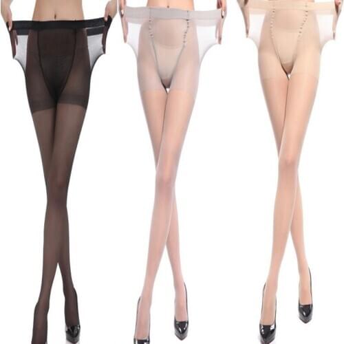 5 pairs of spring and summer plus fat pantyhose double-sided plus file ladies sexy bottoming skarpetki anti-hook silk stockings