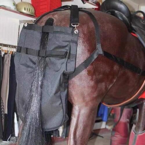 Cavassion Equestrian Horse Excreta Bag when horses take part in games in the city centre riding horses