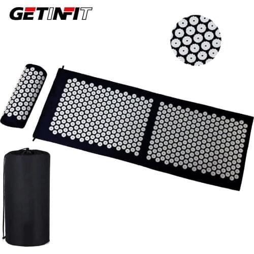 Getinfit Acupressure Mat Massager Cushion Massage Yoga Mat Acupressure mat Relieve Stress Back Body Pain Spike Mat Massage Mat