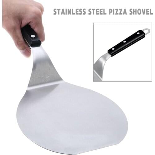Stainless Steel Pizza Shovel Non Slip Pizza Tool Spatula Pastry Paddle Cake Lifter Kitchen Baking Tools Accessories 14 Inch