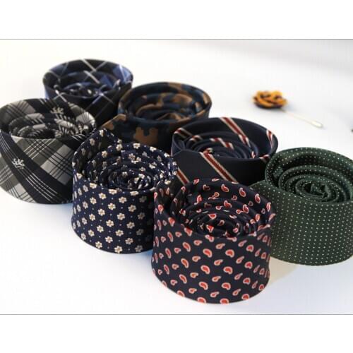 Fashion designer mens skinny 1200 needle neck ties 6cm gravatas for men striped paisley floral business necktie 50pcs/lot fedex