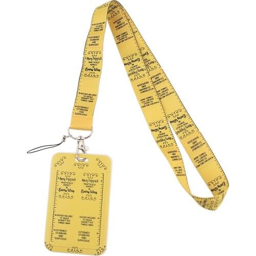 CB1016 Funny Cartoon Lanyard with ID Holder Cute Lanyards for Women Men Neck Lanyard for Keys ID Badge Holder