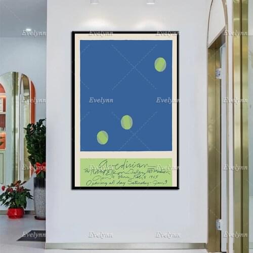 Modern Art Avedisian Exhibition Poster At Robert Elkon Gallery 1965 Modern Home Decor Prints Wall Art Canvas Modular Pictures