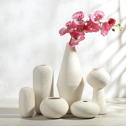 Vase Home Decor Ceramic Vases For Living Room Decoration Table Flowerpot Flower Arrangement European Flower Pot Pure Nordic