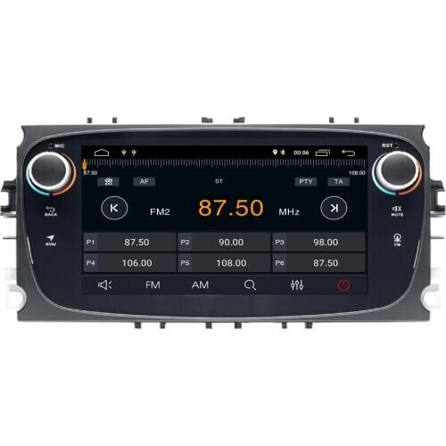 AutoRadio android 9 2Din Car DVD Player For Ford Focus 2 S-Max C-Max Mondeo 4 Galaxy Kuga 2008-2010 GPS Navigation Tape Recorder