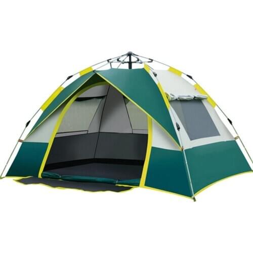 Automatic Outdoor Camping Tent 1-4 People Easy Open Anti-UV Tent Tourist 4 Seasons Rainproof Family Travel Beach Garden Tents