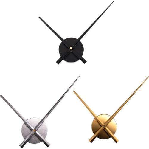 DIY Large 3D wall clock quartz watch needle brief diy clocks living room large stickers decorative horloge murale Metal dial