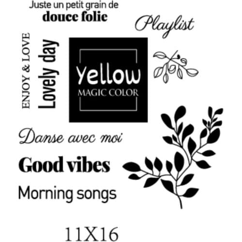 FrenchTransparent Clear Silicone Stamp/Seal for DIY scrapbooking/photo album Decorative clear stamp A5070