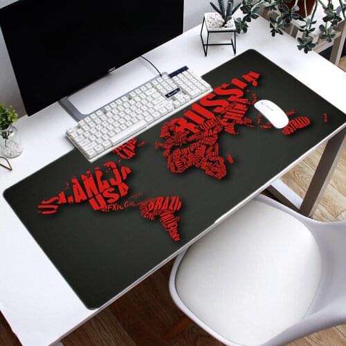 Large Size Gaming Mouse Pad Top Quality world map Laptop Computer Mousepad Free Shipping Large Mouse Pad Keyboards Mat