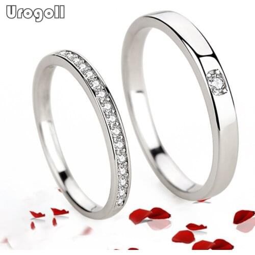 Fine Jewelry Ring 925 Sterling Silver Rings For Men Women Romantic Wedding Anniversary Party Noble Couple Ring Jewelry Gifts