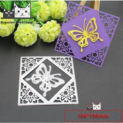 Reunion Butterfly lace Metal Cutting Dies DIY Scrapbooking Paper Photo Album Crafts Knife Mould Card Embossing Mold Stencils