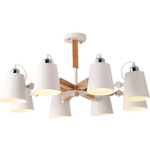 Fashion Colorful Modern Wood Ceiling Lights Lamparas Minimalist design shade Luminaire Dining Room Lights Ceiling Lamp