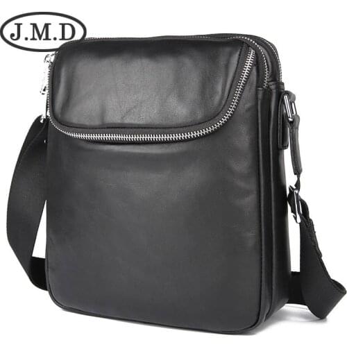 Genuine Leather Mens Crossbody Bag Vintage Cow Leather Man Messenger Bags Small Shoulder Bag for Male Casual Handbag