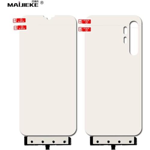 Soft Screen Protector For Xiaomi Note 10 lite Full Cover Front+Back Hydrogel Film for Xiaomi mi note 10 lite Back Camera FIlm