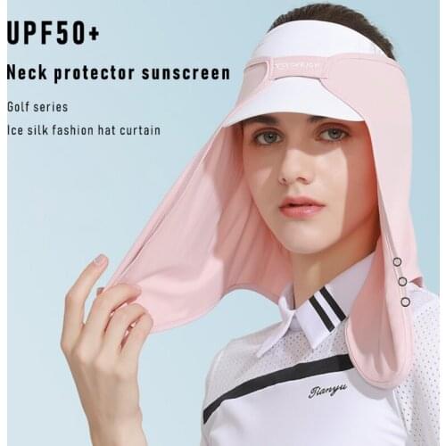 Scarf Cap Soft Headscarf Curtain Quick-drying Breathable Neck Guard Summer Ice Silk Bib Golf Veil Bandanas Sunscreen Scarf
