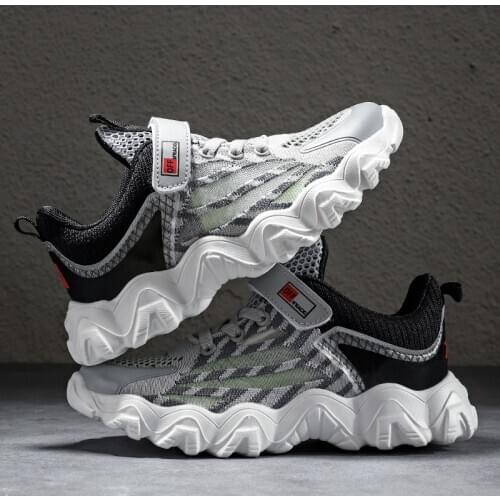 New High Quality Wear-resistant Kids Shoes Breathable Mesh Sports Children Shoes Girls Sneakers for Boys Tenis Running Shoes