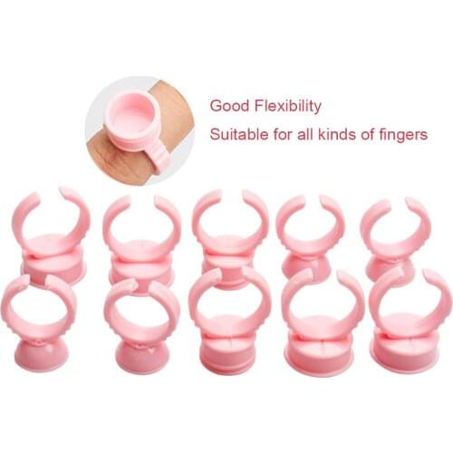 Disposable Pallet Adhesive Glue Holder Palette Container Glue Holder Ring Cups For Eyelashes Extension Tattoo Pigment Holder
