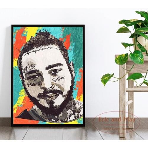 Rap Culture Malone Giclee Print Music Hip Hop Bar Posters And Prints Canvas Painting Pictures On The Wall Abstract Home Decor