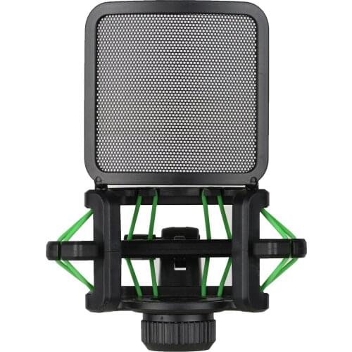 Plastic Diameter 23.5-24.5mm Microphone Shock Mount Anti-vibration Mic Holder Stand Metal Pop Filter Universal Screw Adapter