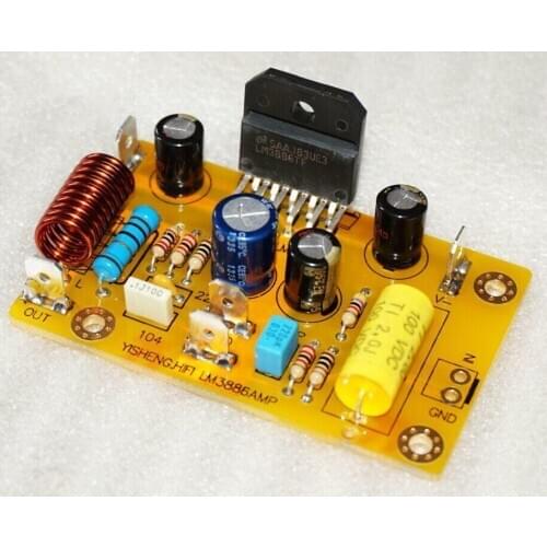 HIFI mono LM3886 power amplifier board / can be connected in parallel
