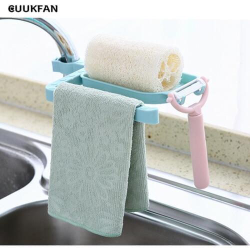 Sink Rack Dish Rack Kitchen Organizer Towel Rack Hanging Holder Storage kitchen Accessories Organizer Cocina