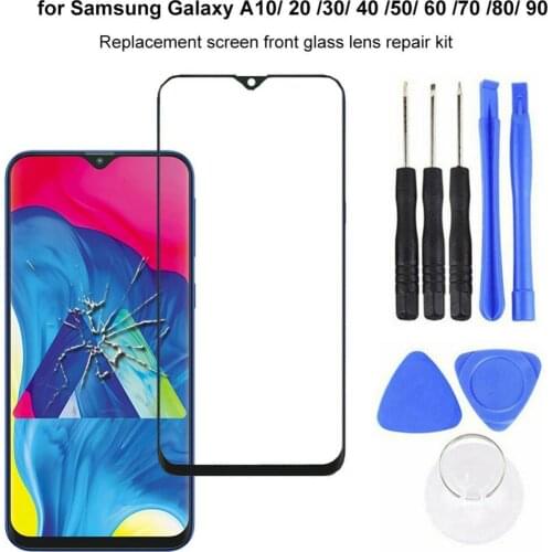 Repair kit touch screen glass for Samsung Galaxy A10 20 30 40 50 60 70 80 90 replacement front glass touch screen
