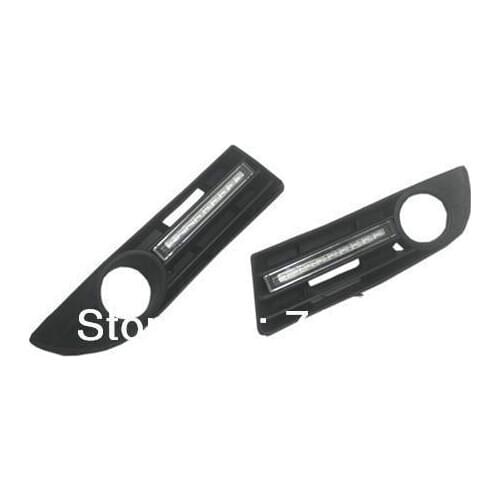 Fog Light Grille With LED DRL For Volkswagen For VW Polo 9N3