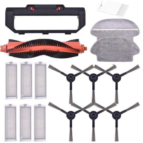 Roller Side Brush Filter Mop for Xiaomi LDS Mijia Mi Robot Vacuum-Mop STYJ02YM/VIOMI V2 Conga 3490 3290 3690 Accessories