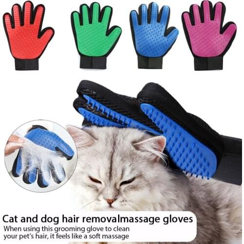 Cat Glove Cat Grooming Pet Brush For Hair Remove Dog Deshedding Cleaning Combs Massage Gloves