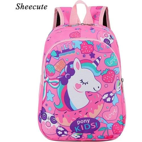 Students Backpack Children School Bags for Teenage Girls Backpack Lightweight Unicorn Backpack Cartoon Boys Bags Kids Book Bags