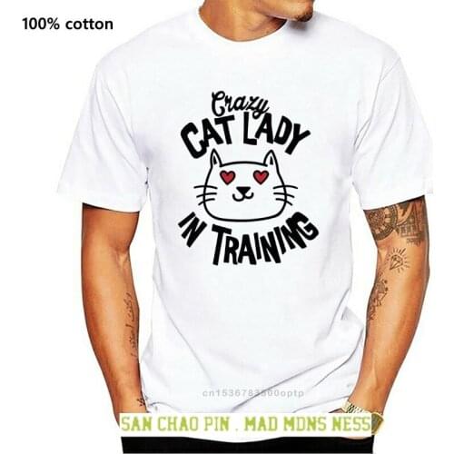 Crazy Cat Lady In Training Cool Gift Cute Edgy Funny Nerd Gym Womens Tee T Shirt High Quality Tee Shirt